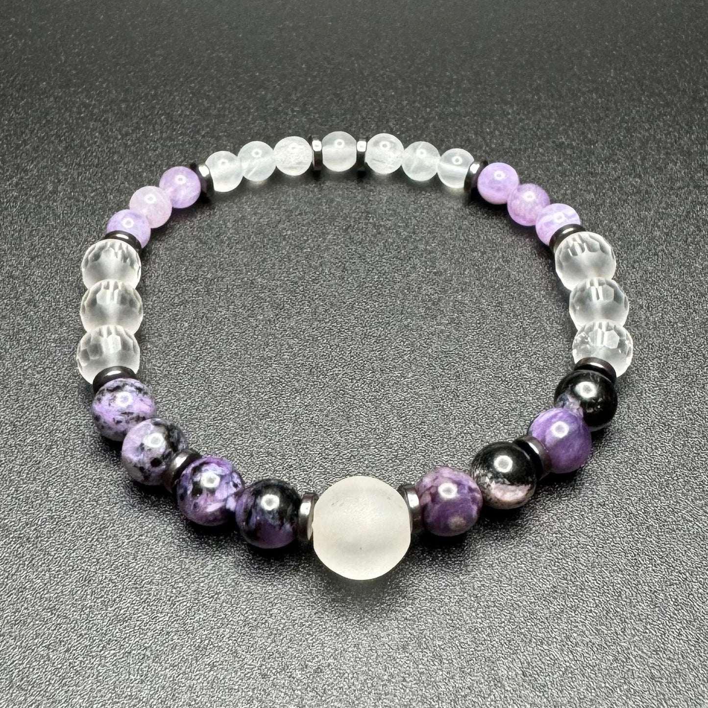 Tranquility, Clarity, Psychic Protection Beaded Bracelet